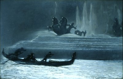 Las fuentes de noche, Exposición Mundial Colombina de Winslow Homer